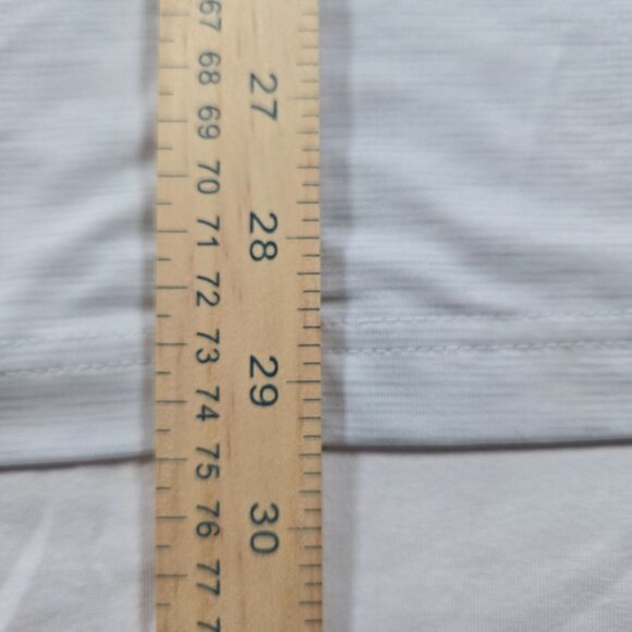 Callaway Opti-Dri Polo Shirt L Gray‎ Striped Short Sleeve Golf Performance Shirt - Picture 3 of 8